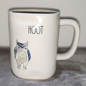 Rae Dunn Artisan Collection Owl "HOOT" Mug